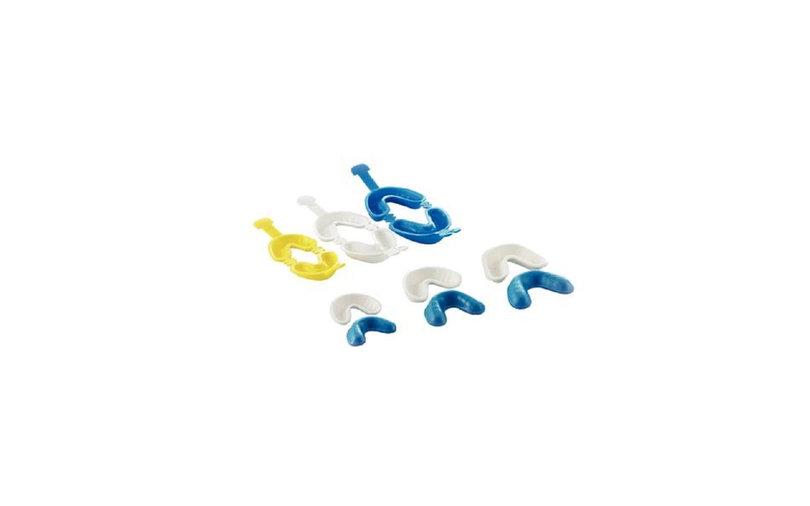 Denti-care fluoride trays – single arch, disposable, 100/pkg - amd medicom inc