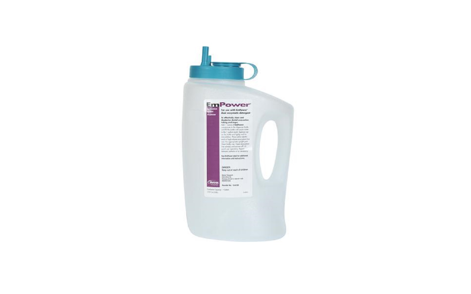 Empower® dual enzymatic detergent dispenser – empty bottle, 1 gallon