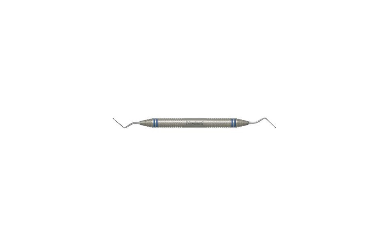 Endodontic excavator – # 11l, spoon, extra long shank, duralite® colorrings™ handle, stainless steel, double end