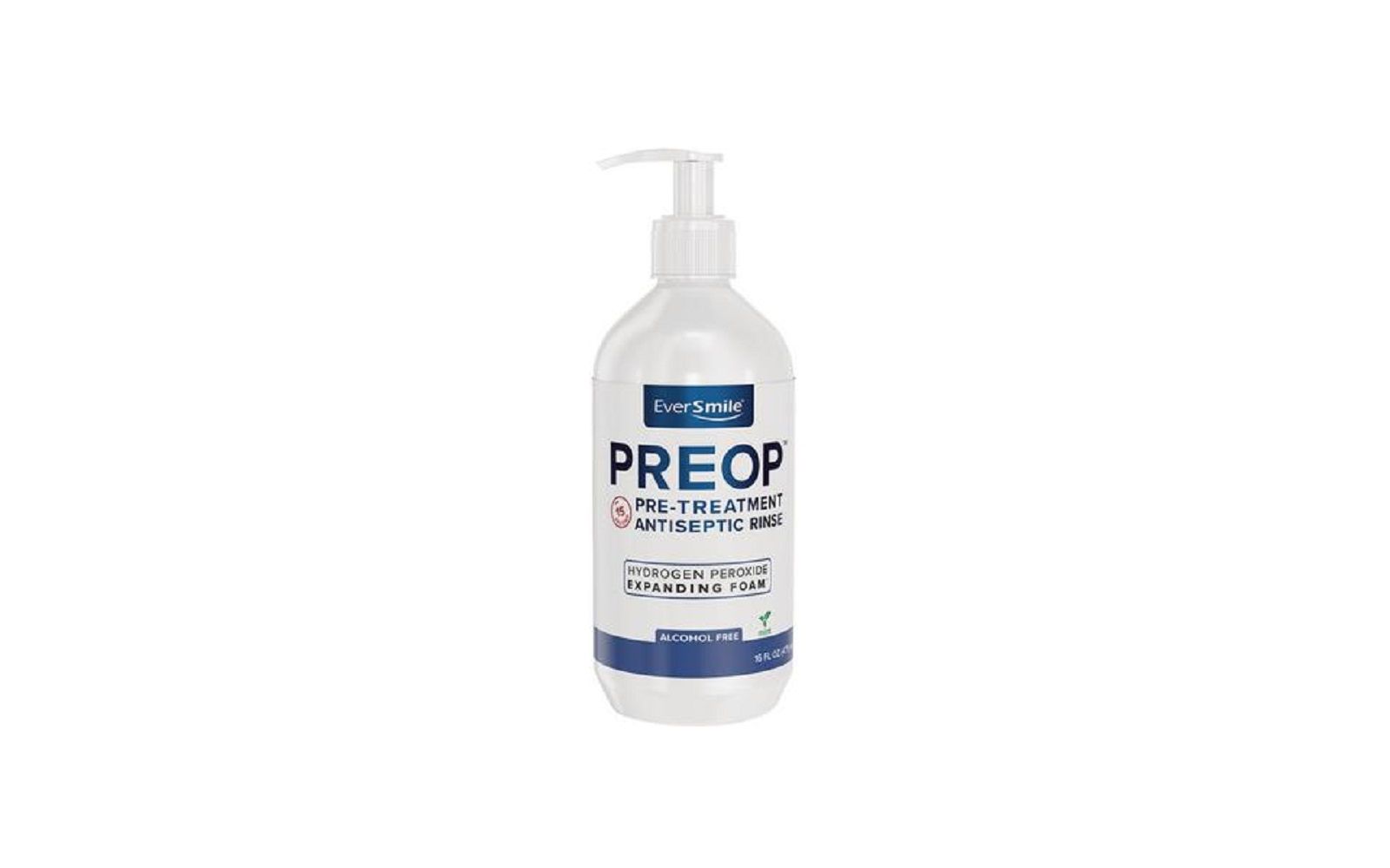 Eversmile® preop™ 3. 8% hydrogen peroxide pretreatment rinse – 100 doses, 16 oz bottle - everbrands inc