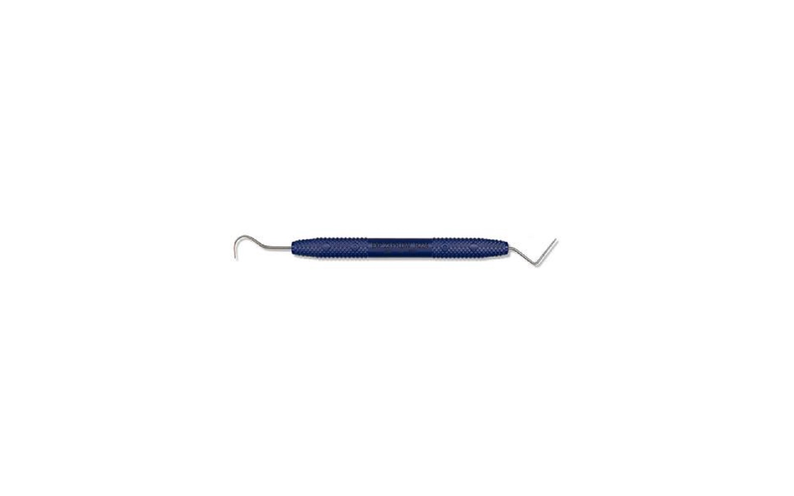 Explorer # 23/probe # ow – blue, resin handle, double end