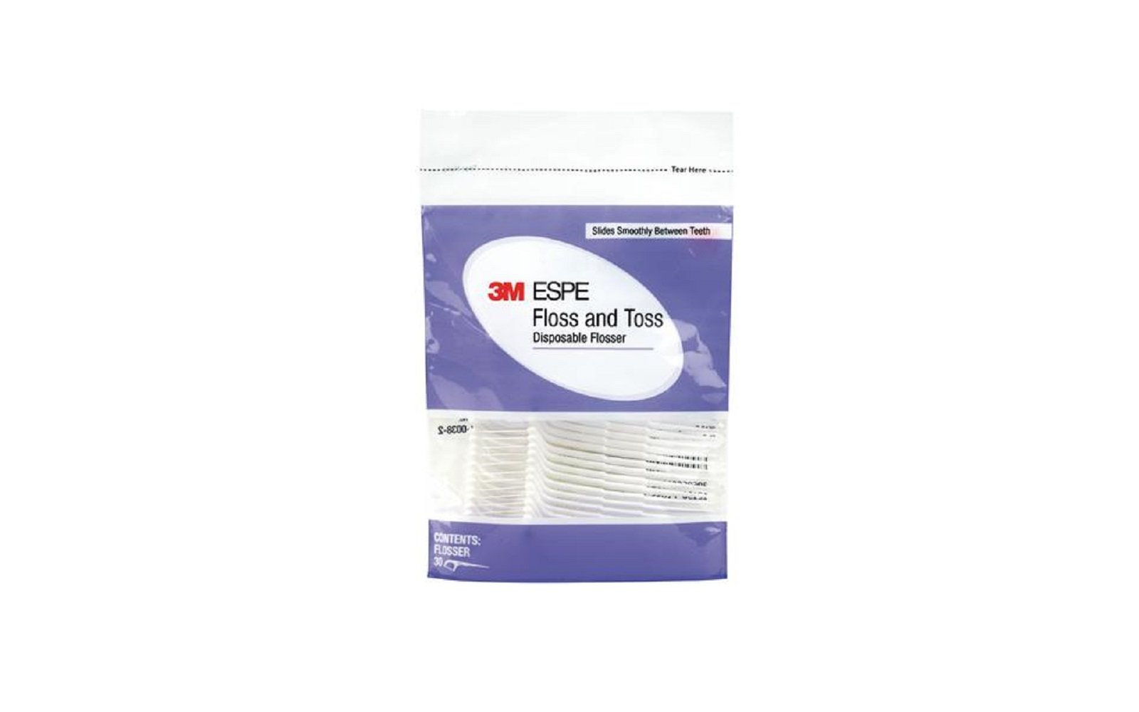 Floss n toss™ disposable flossers, 30/pkg