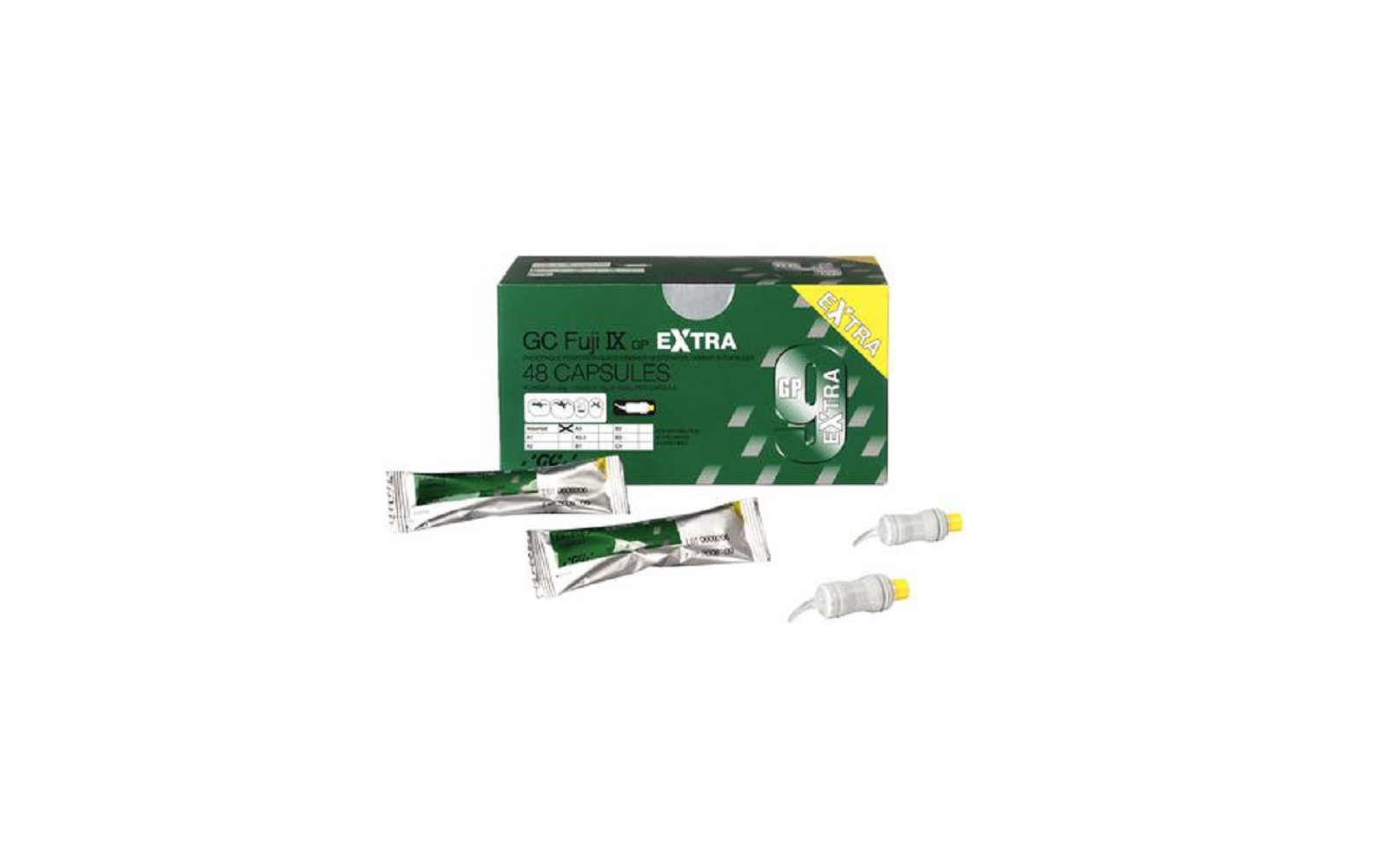 GC Fuji IX GP® Extra Packable Glass Ionomer Restorative – Capsules Refill, 48/Pkg - GC America Inc