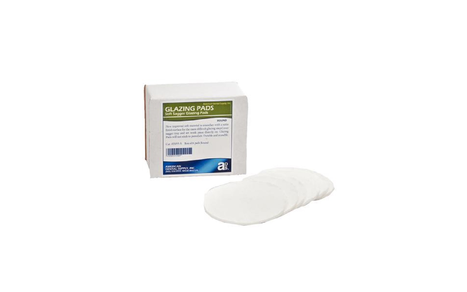 Glazing pads, 6/pkg - a. D. S. Inc