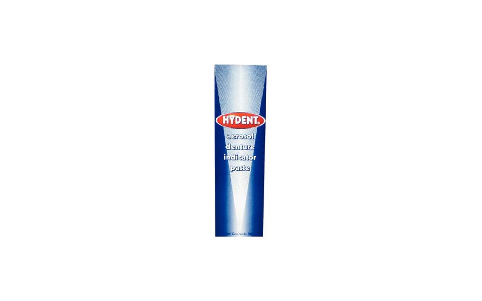 Hydent® denture indicator paste aerosol spray – mint flavored, 30 g