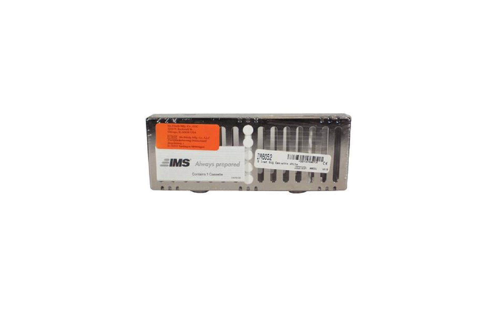 Ims® signature series® exam cassettes – 5 instrument capacity, 3" x 7. 5" x 1. 25" - white