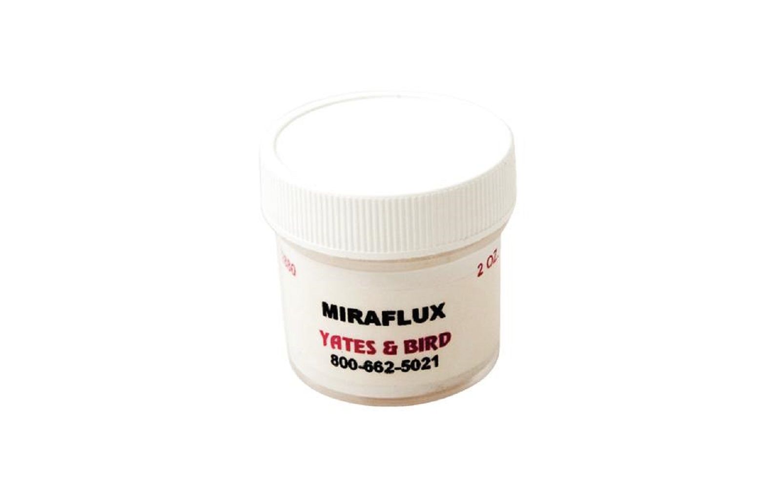 Miraflux electric soldering flux – white paste, 2 oz