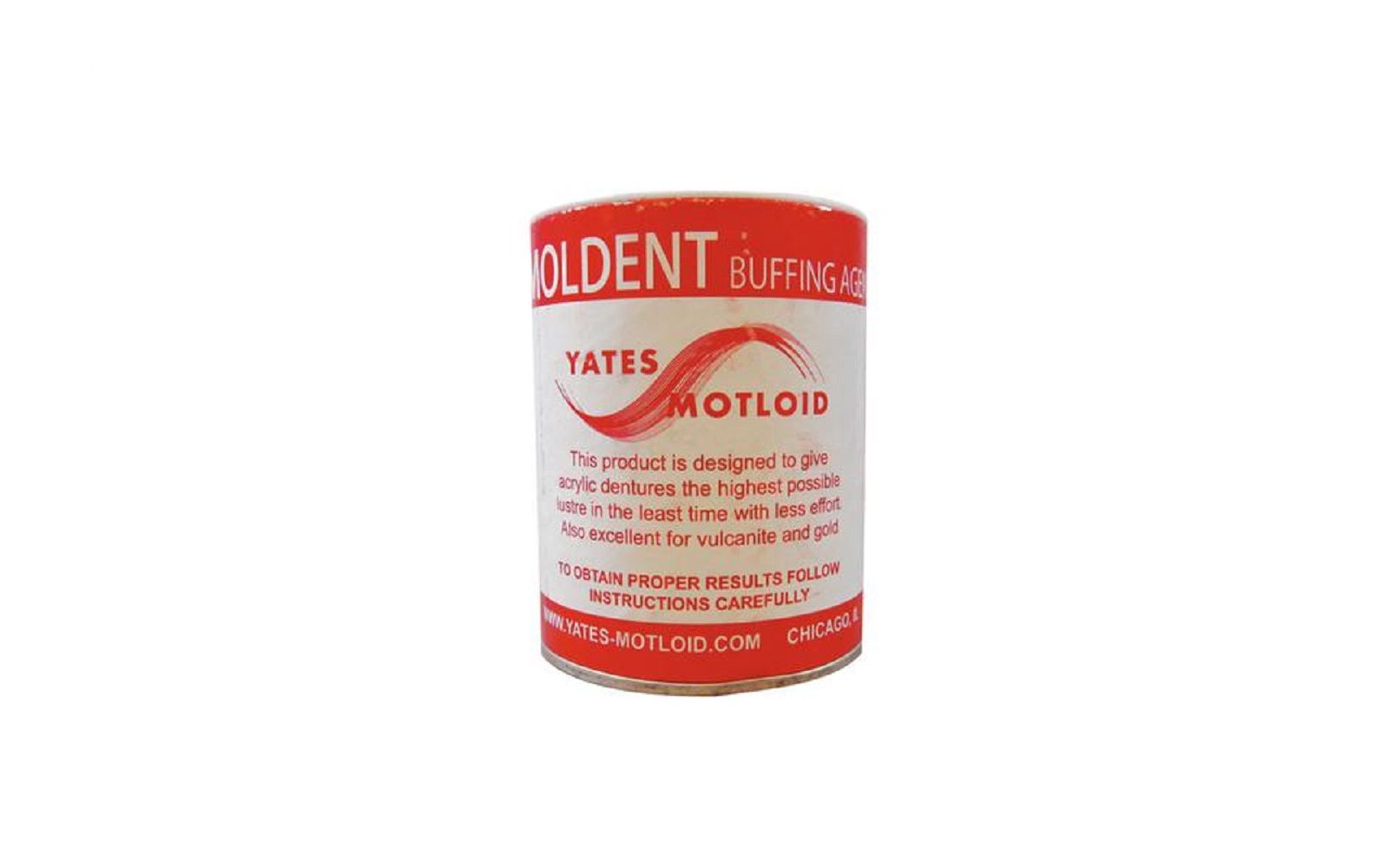 Moldent buffing agent – red, 1 lb bar