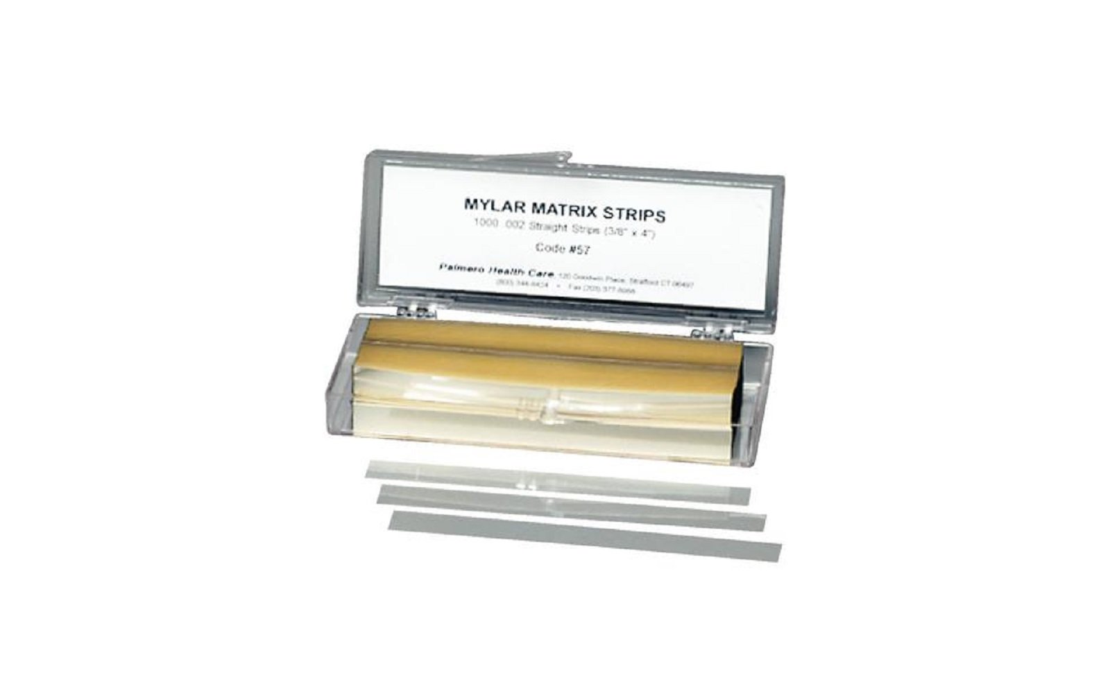 Mylar matrix strips – straight, 0. 375" x 4", 1000/pkg