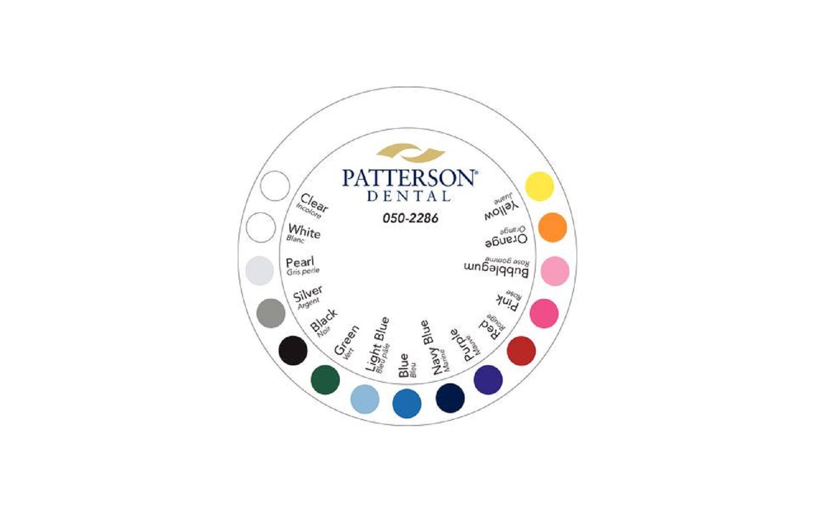 Patterson® ligature color wheel