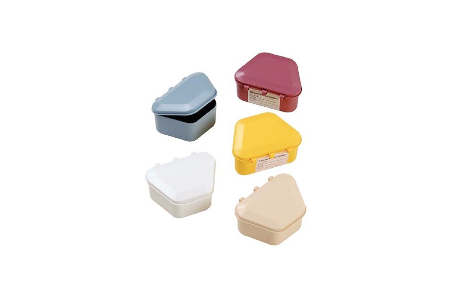 Patterson® plastic denture box – 2-1/2” w x 1-3/4” d x 3-1/2” l, 12/pkg - patterson dental supply
