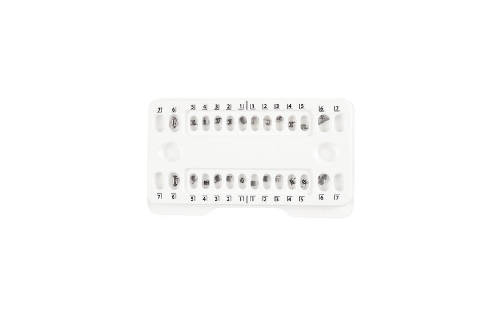 Patterson® a roth metal twin brackets patient kits –. 022, 6 x 6 with hooks on 3, 4, 5, 6 - patterson dental supply