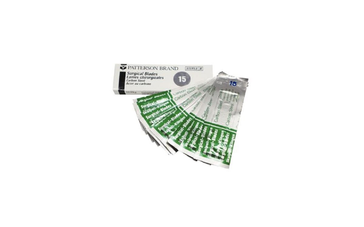 Patterson®-Surgical-Blades-–-Sterile-Carbon-Steel-10Box-15