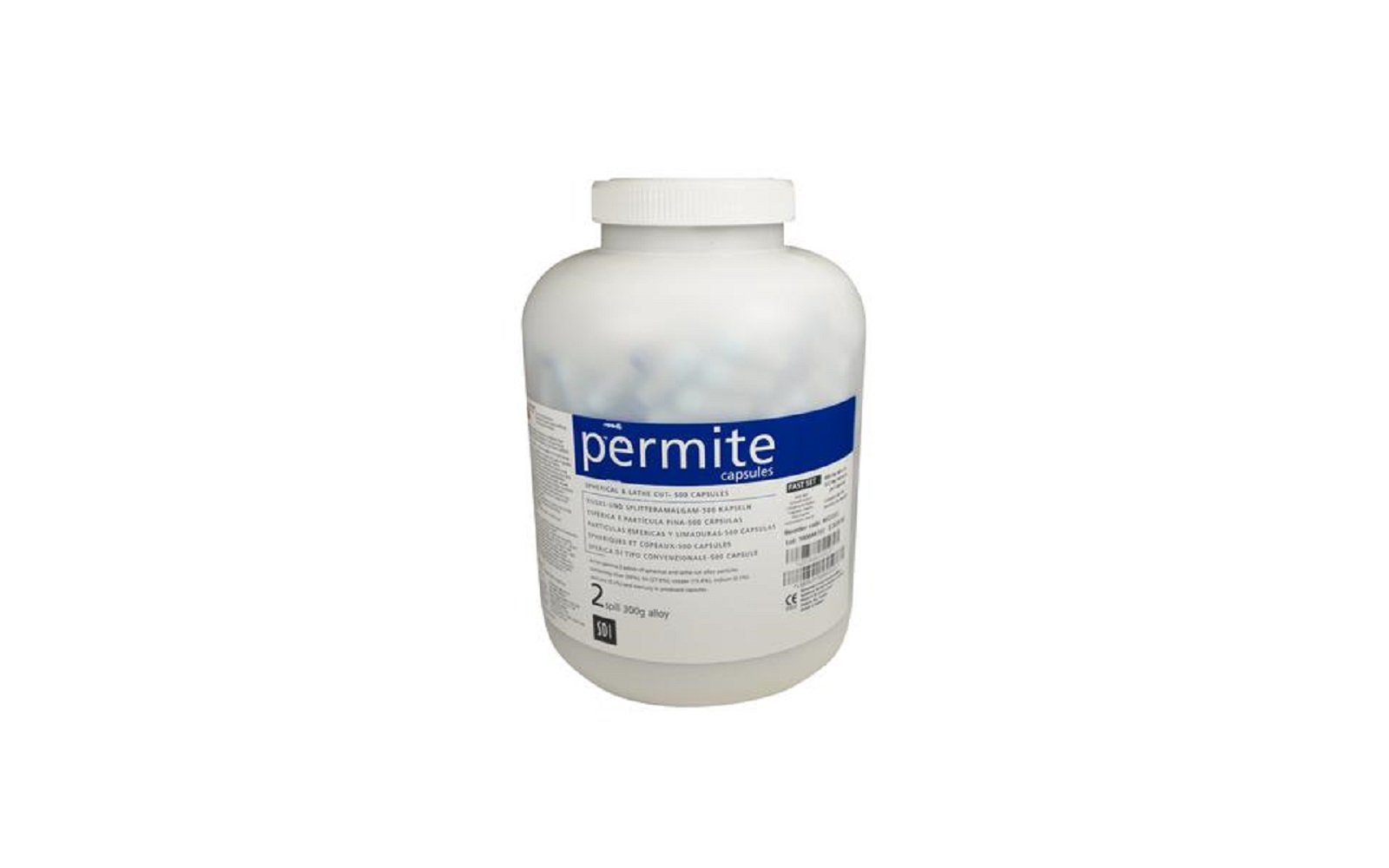 Permite caps dispersed phase alloy - sdi/southern dental industries