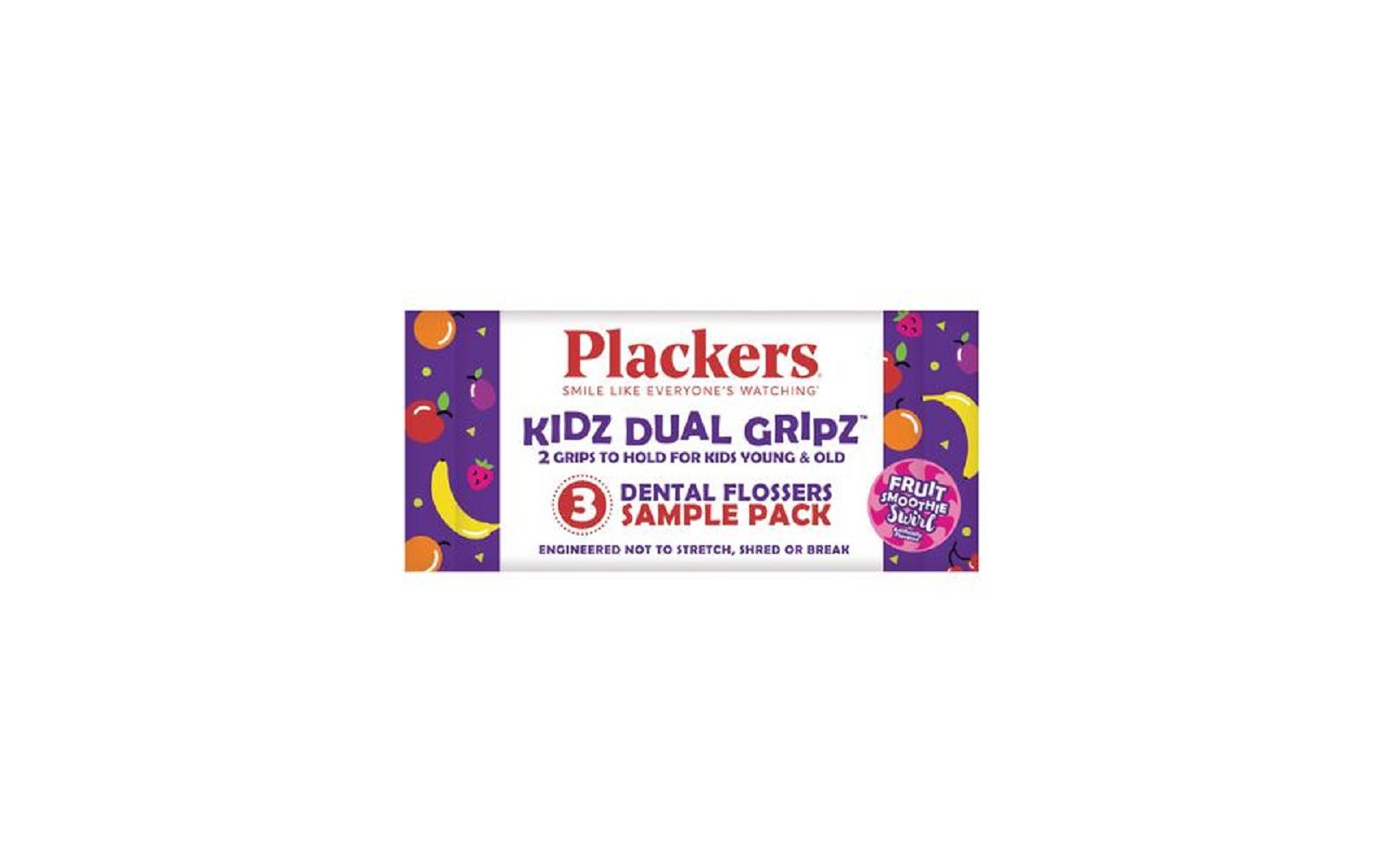 Plackers® kids dental flossers refill – 3/pkg, 144 pkg/box