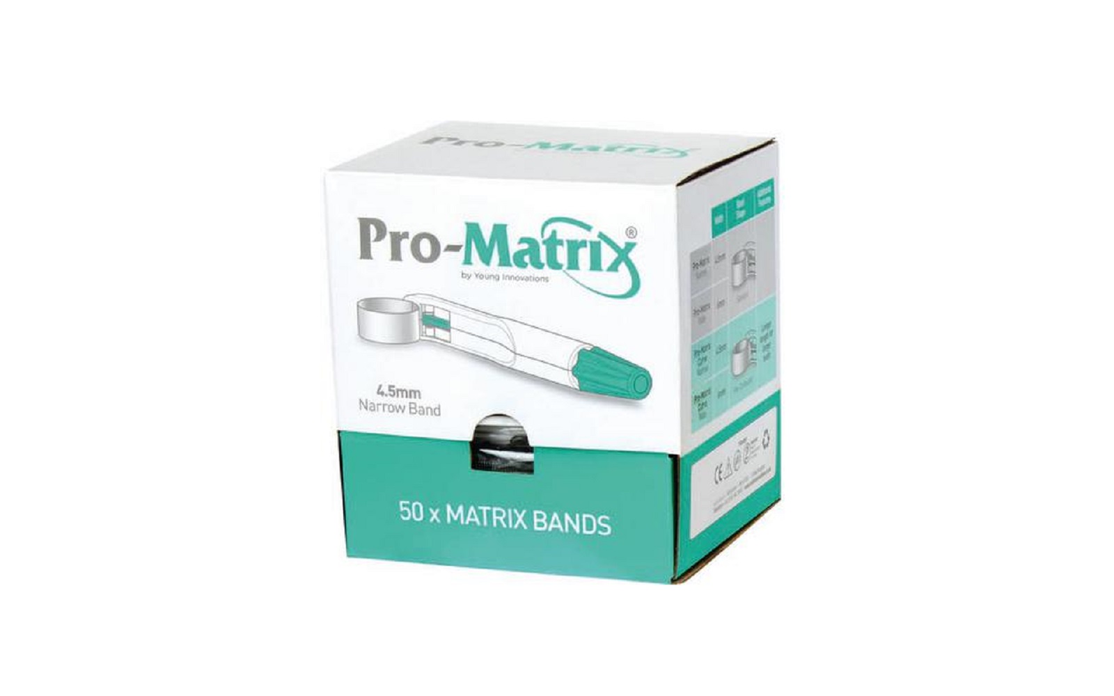 Pro-matrix™ bands, 50/pkg - young dental manufacturing