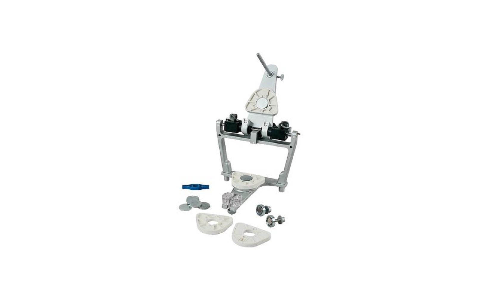 Quickmount magnetic system™ – articulator plates, white with metal disks, 20/pkg