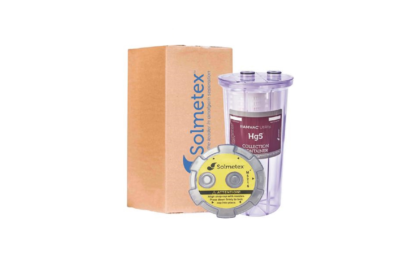 RAMVAC Utility Hg5® Collection Container with Recycle Kit - For the RAMVAC Utility Hg5® Amalgam Separator only