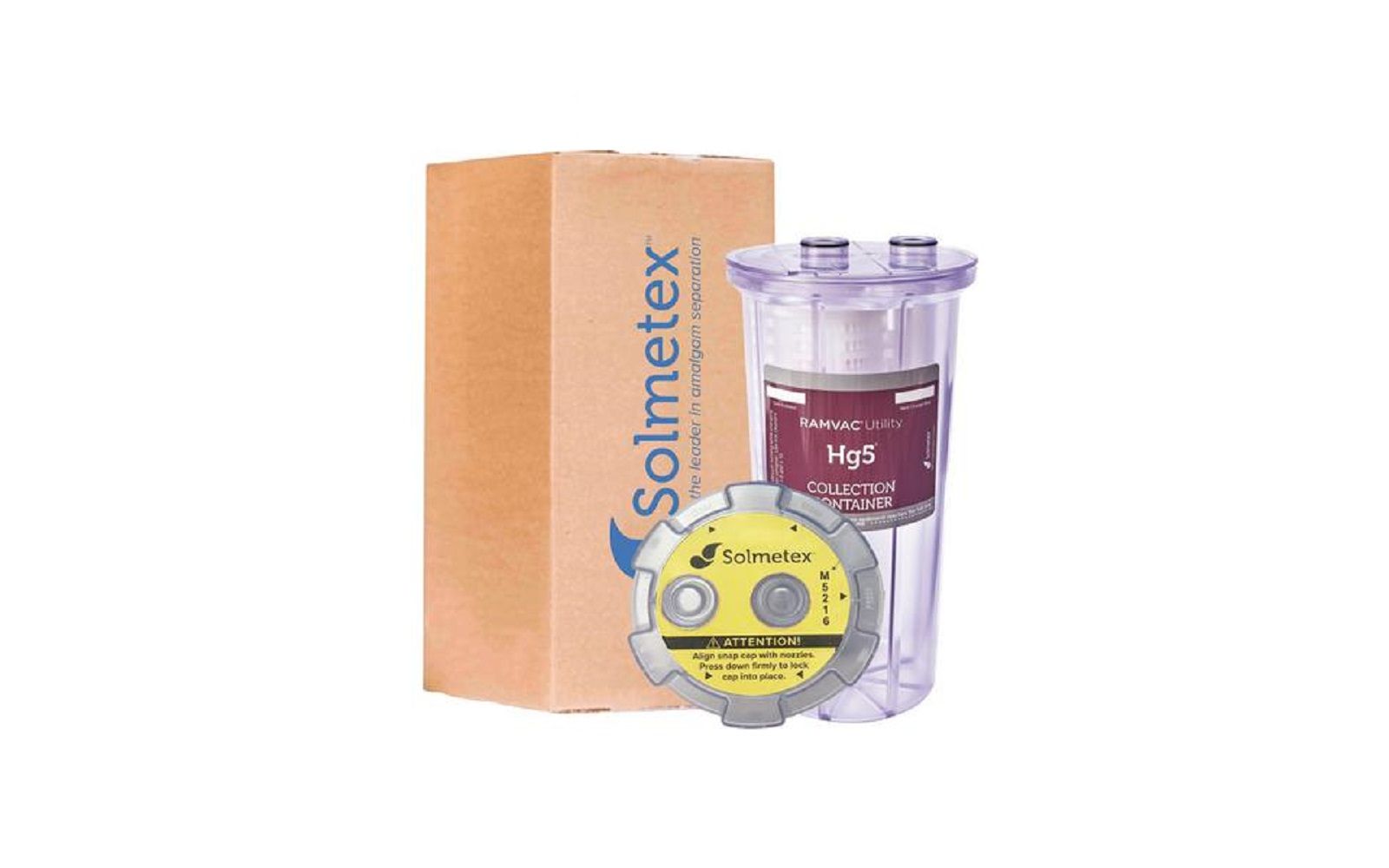 Ramvac utility hg5® collection container with recycle kit - for the ramvac utility hg5® amalgam separator only