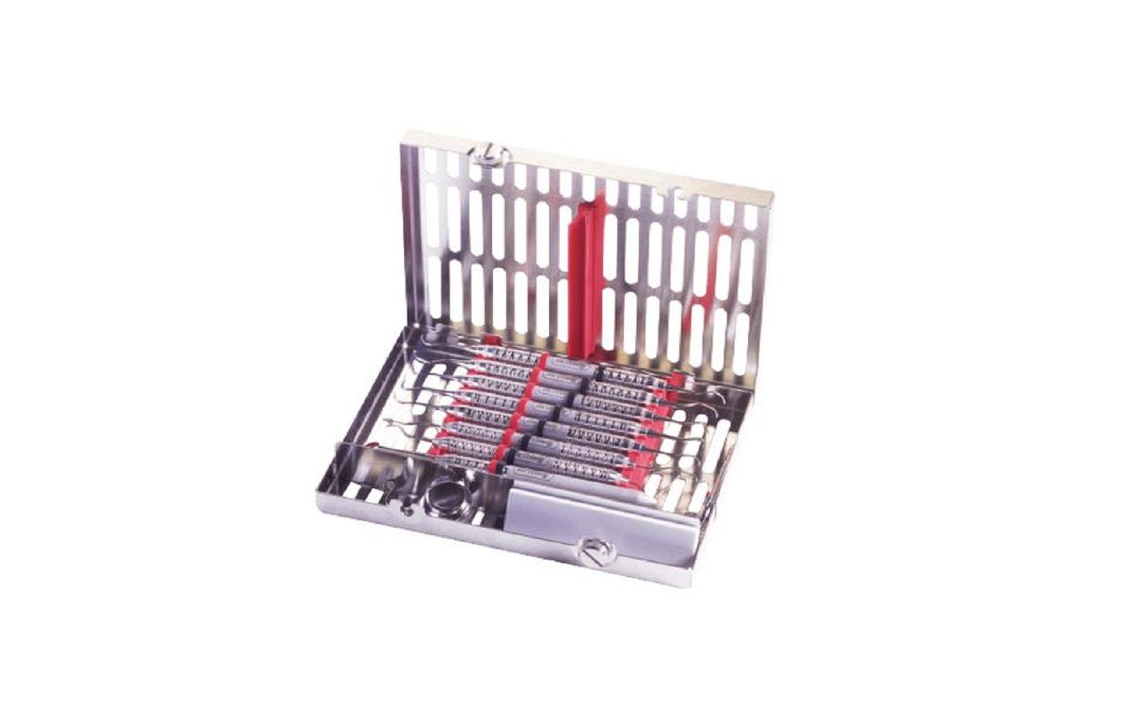 Replacement-Rails-for-IMS®-Signature-Series®-Cassettes-BaseCompression-8-Instrument-1-Tier-Red