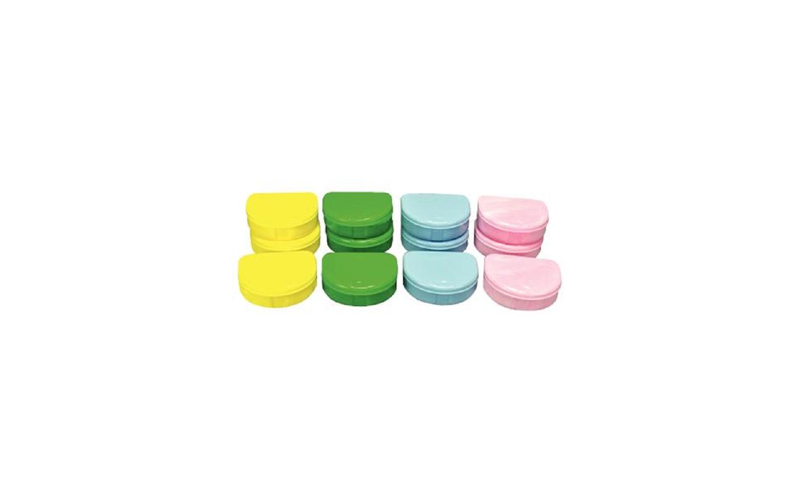 Retainer boxes – assorted colors, 12/pkg