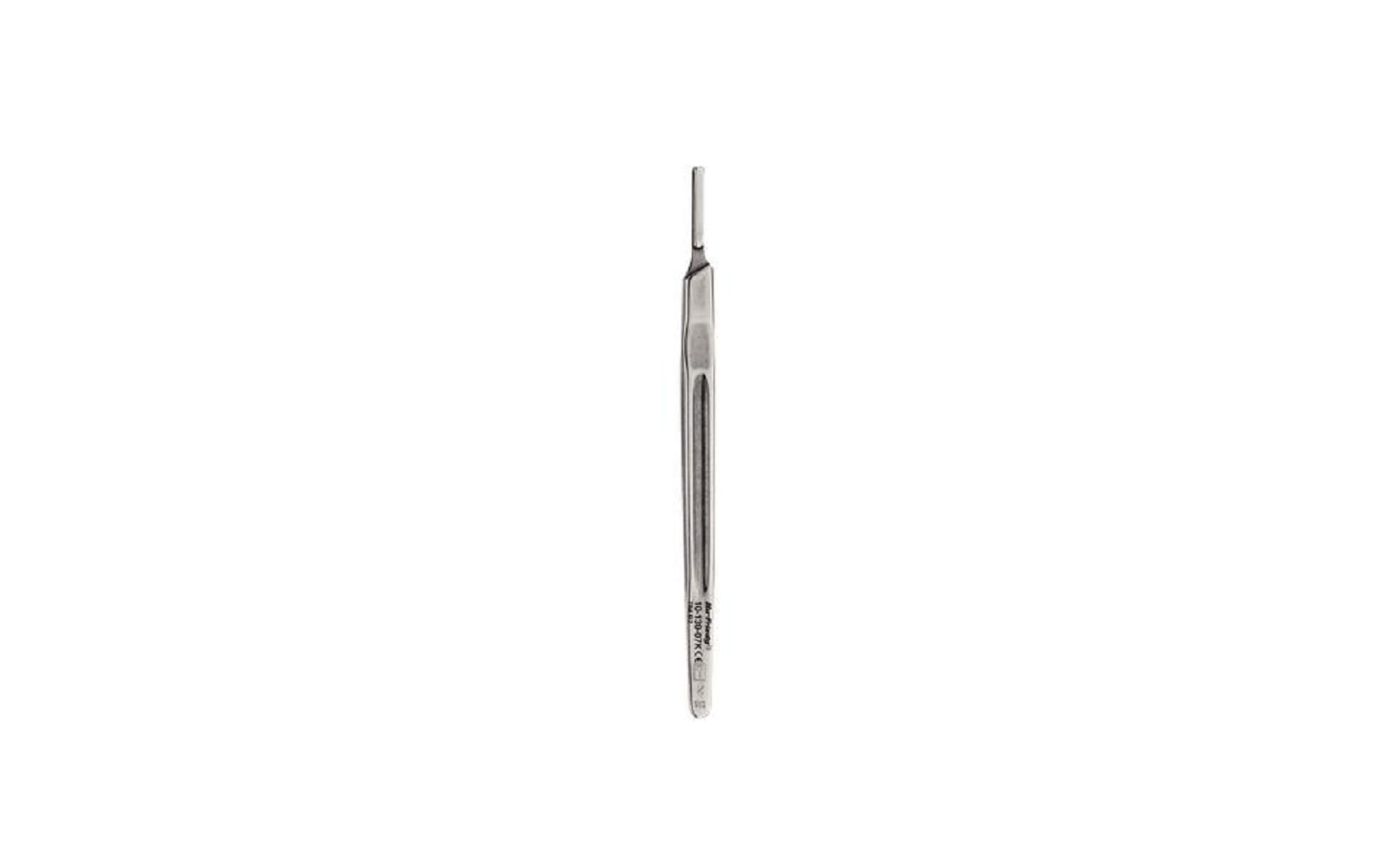 Scalpel handle – stainless steel, 7 & 7k - 7k, short flat