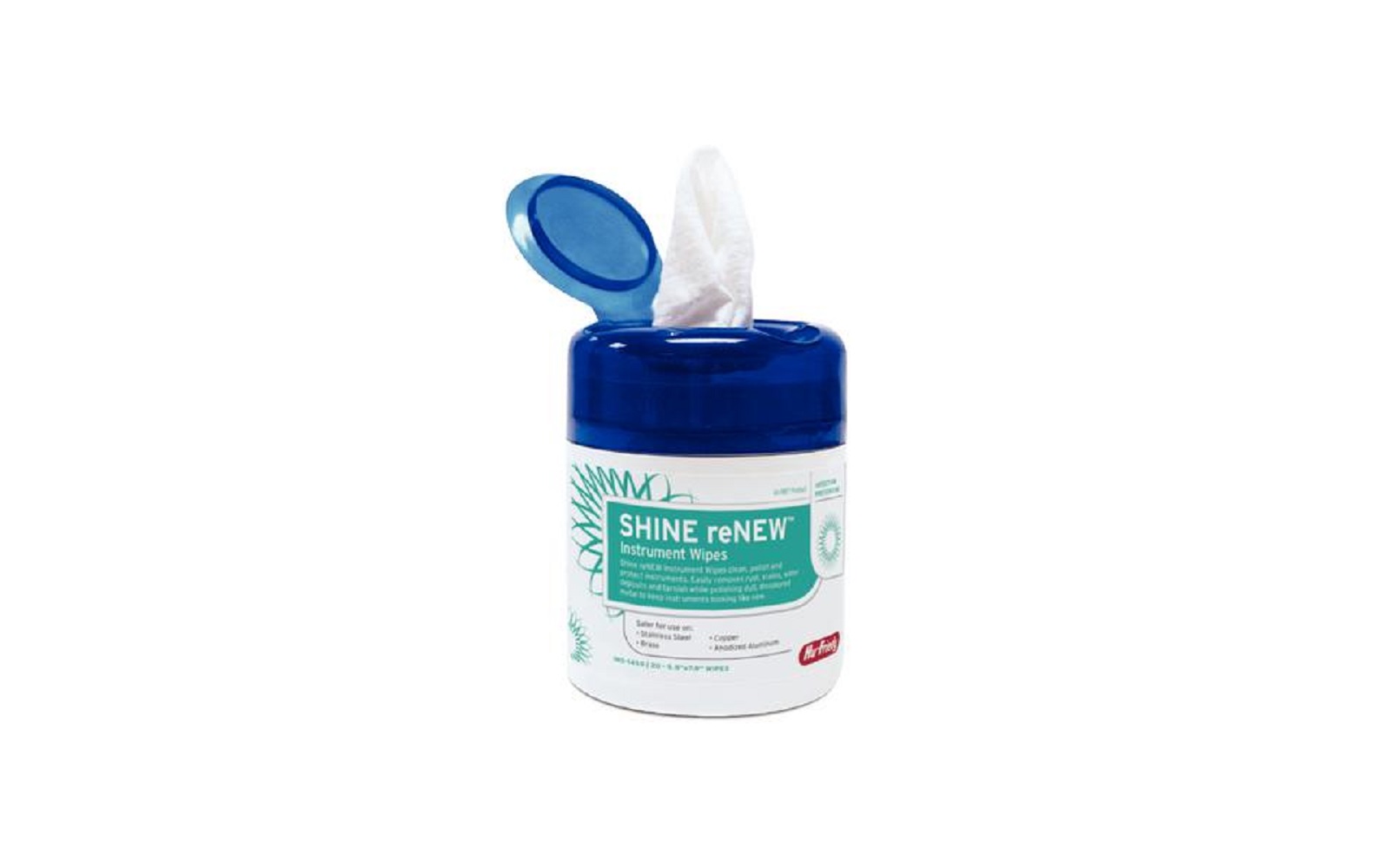 Shine renew™ instrument wipes, 20/can