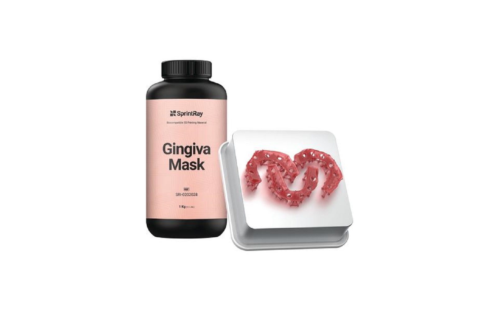 Sprintray gingiva mask resin, 1 kg bottle