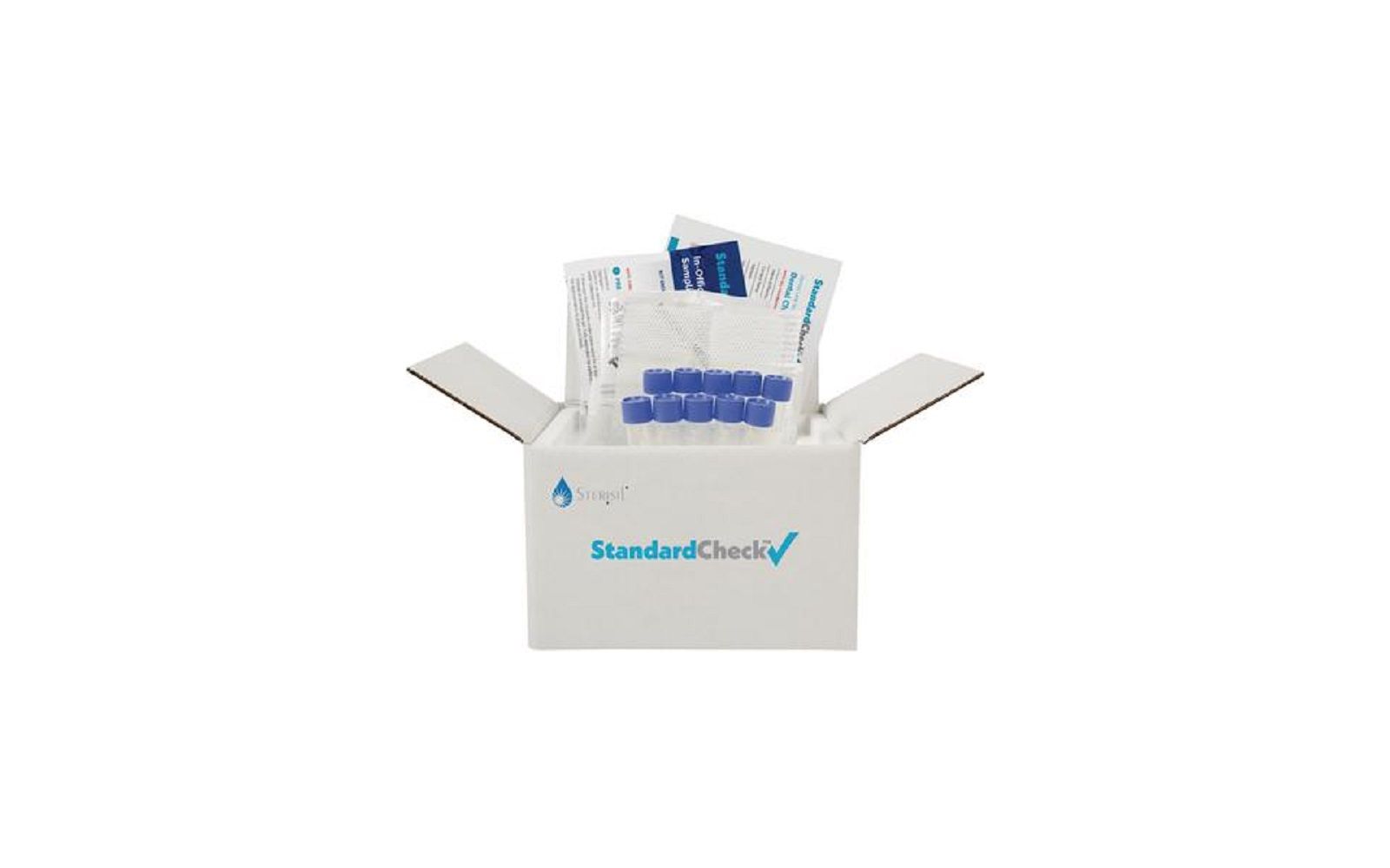 Standardcheck™ gold standard r2a mail-in water test kit - 10 vials