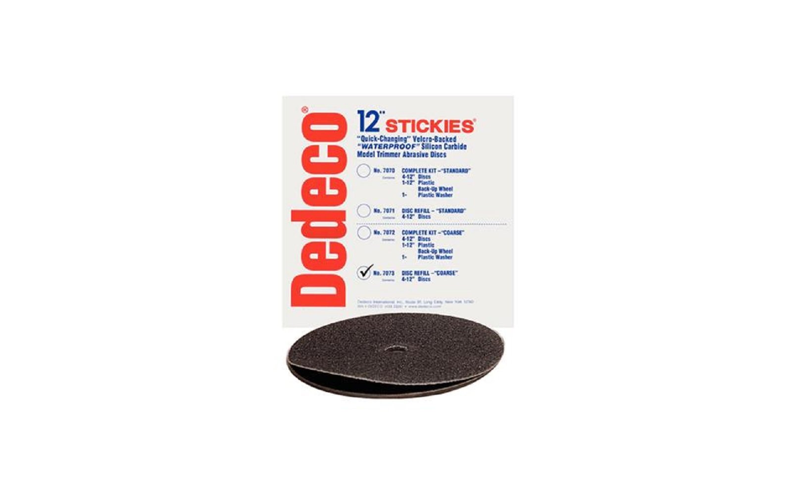 Stickies velcro-backed model trimmer discs – refills - dedeco international inc