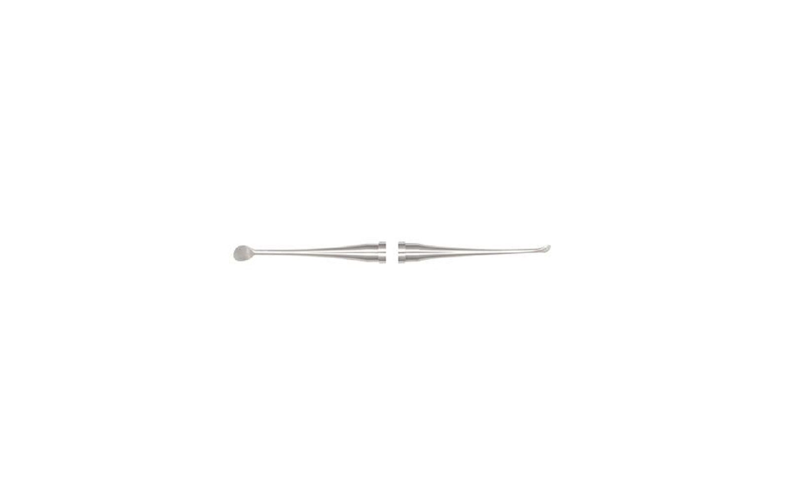 Surgical curettes – 2/4 molt, double end - 522 octagonal handle
