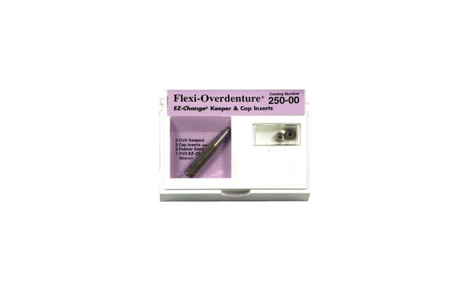 Flexi-overdenture® ez-change® keeper and cap inserts, intro kit