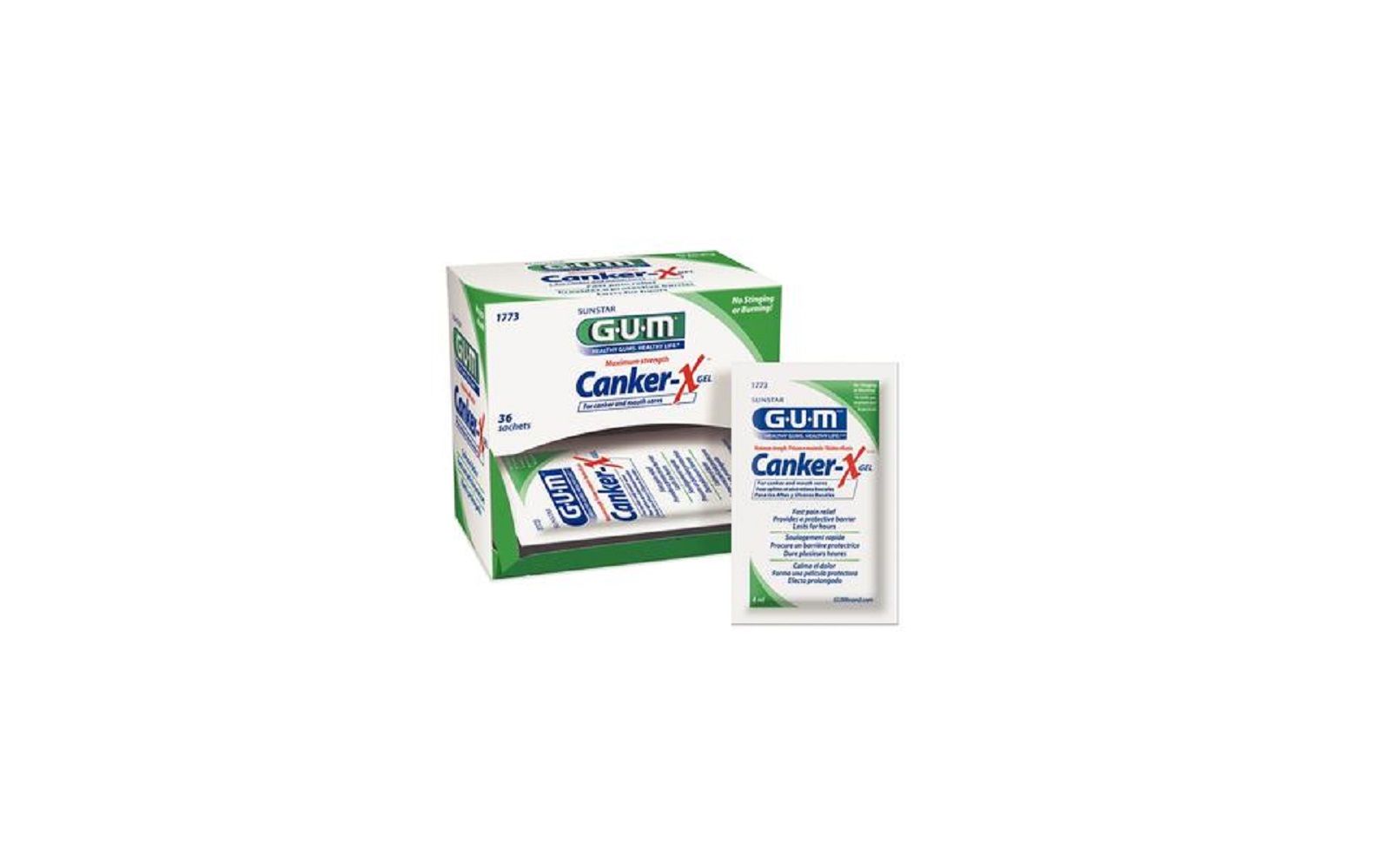 Gum® canker-x gel, 36 sachets