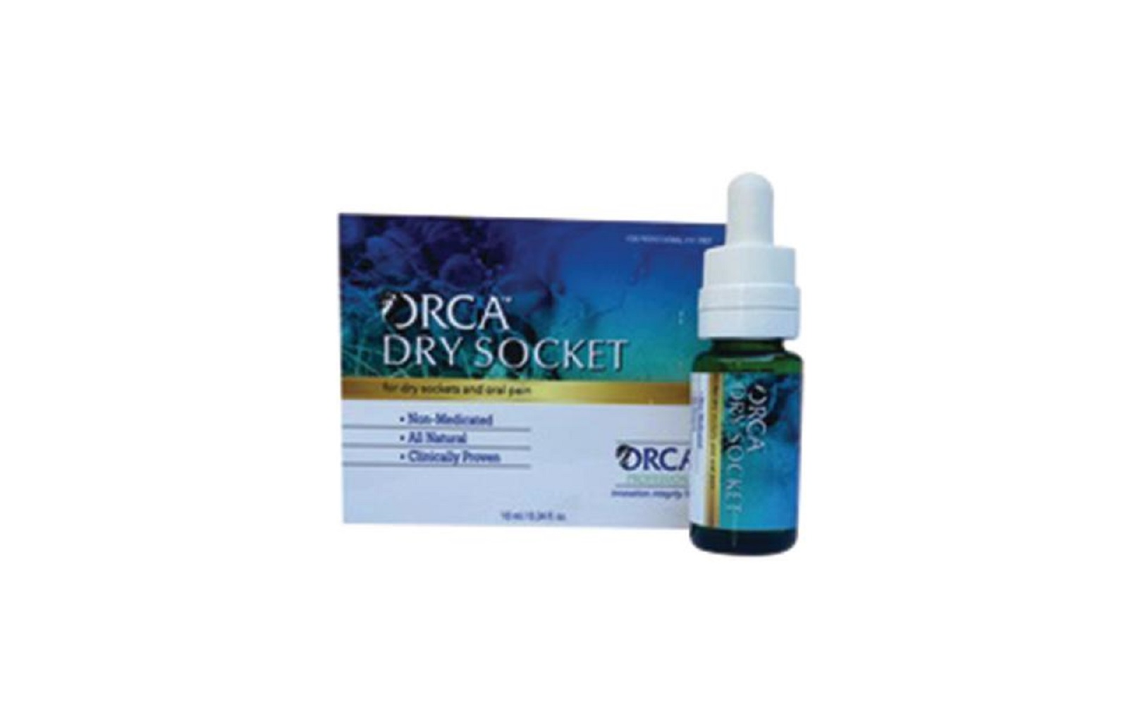 Orca™ dry socket all-natural liquid treatment, 10 ml dropper bottle