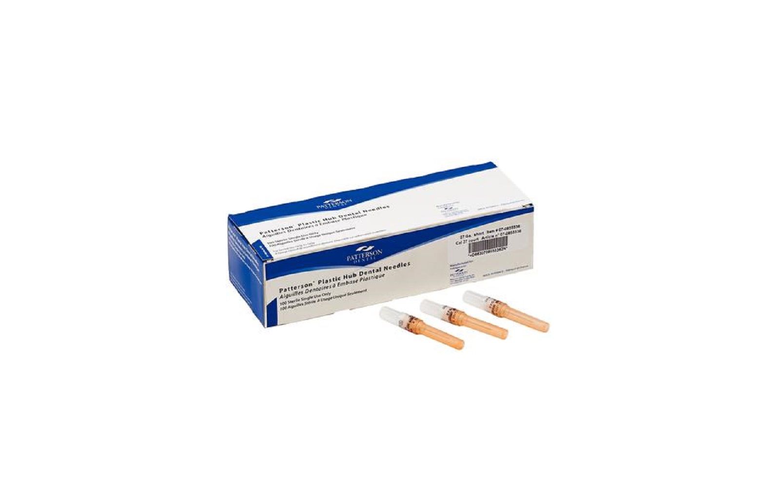 Patterson® disposable plastic hub needles - patterson dental supply