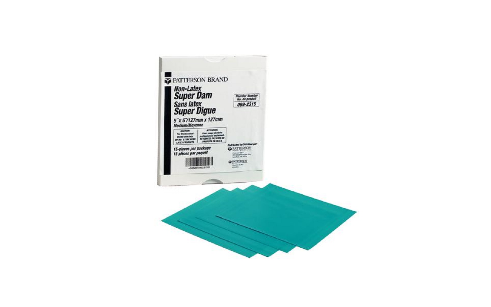 Patterson® nonlatex super dam, 15/pkg - patterson dental supply