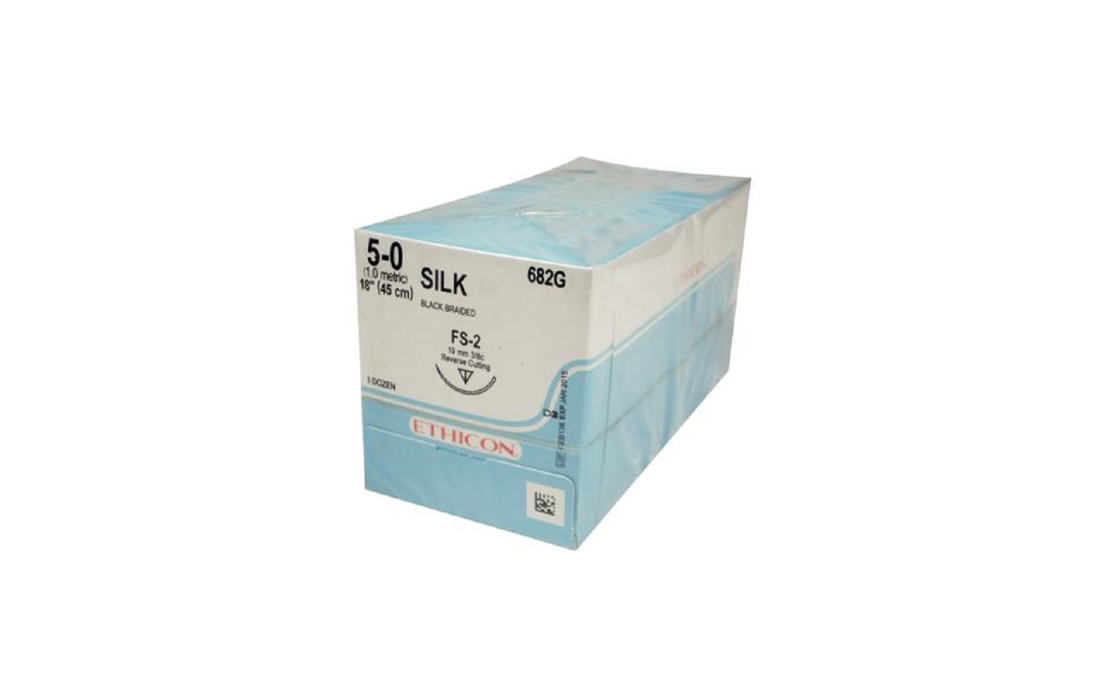 Perma Hand&trade; Silk Black Braided Sutures &ndash; Nonabsorbable, Reverse Cutting, 18" - Ethicon Inc