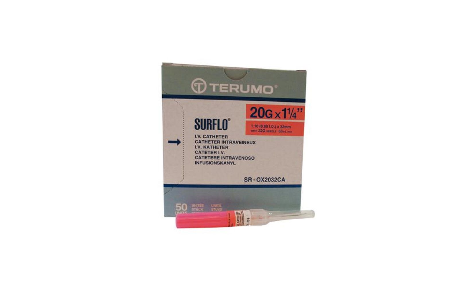 Surflo® etfe i. V. Catheters – teflon, 50/box - national distrubtion & contracting
