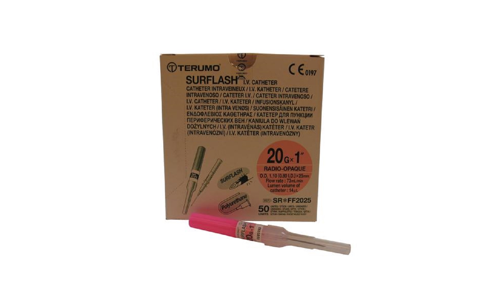 Surflash® polyurethane i. V. Catheters, 50/box - national distrubtion & contracting