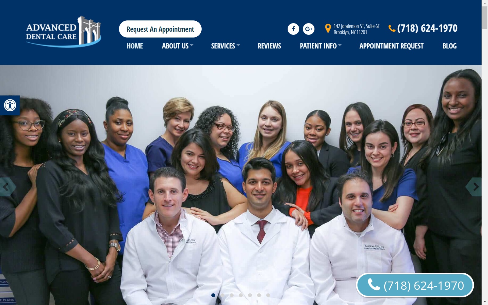 dentistbrooklyn.com screenshot