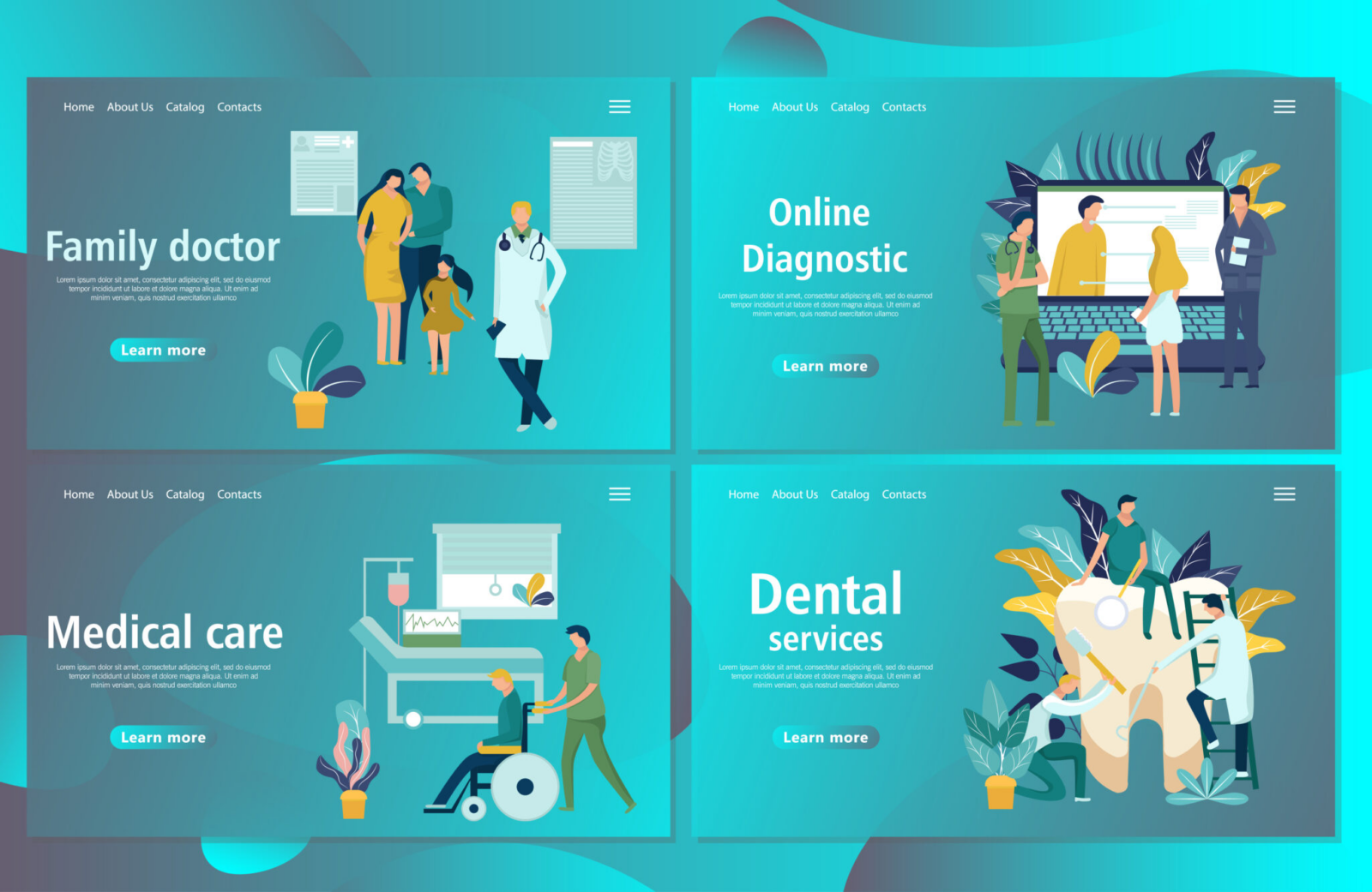 Examples of dental websites