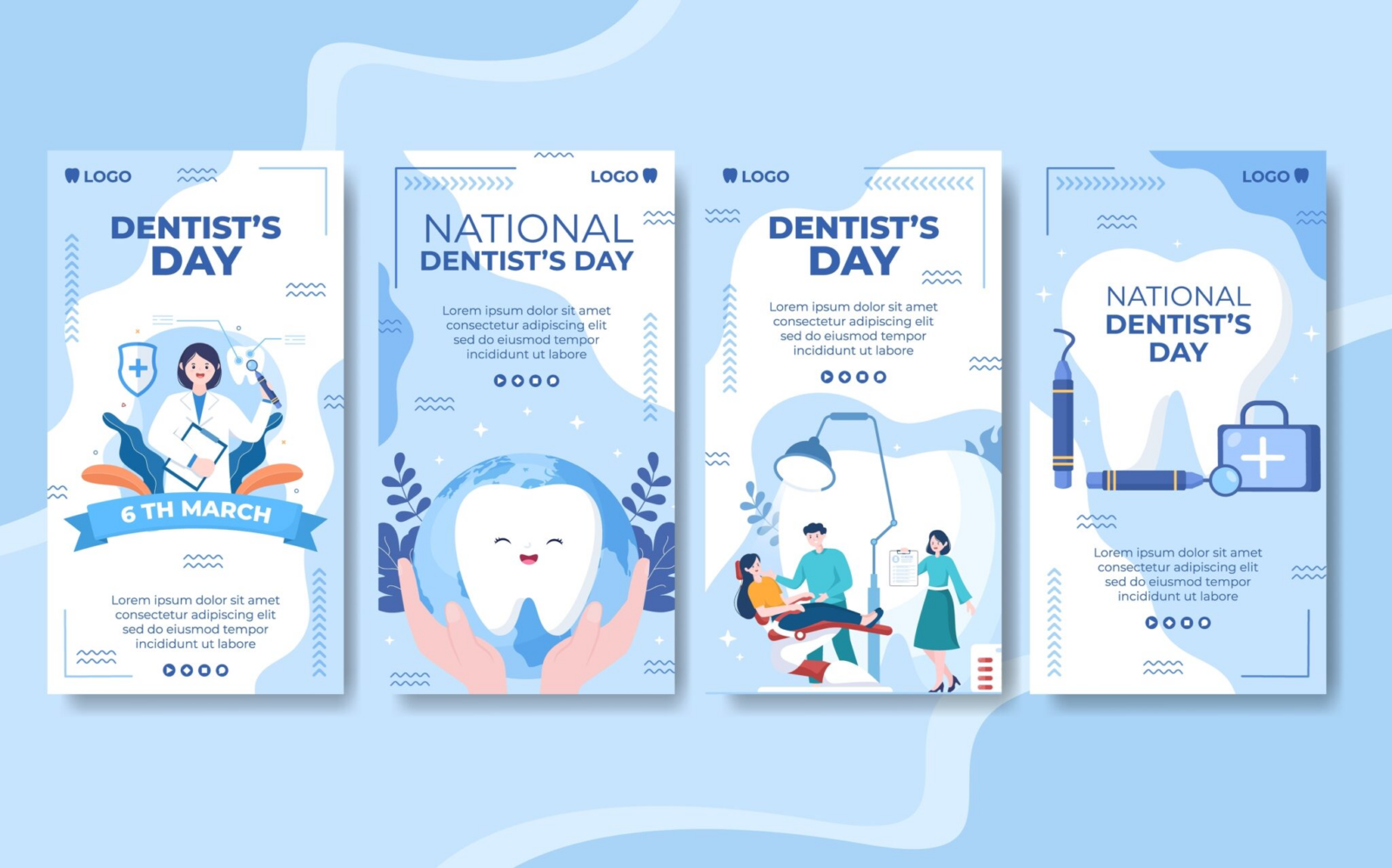 Example of dental brochures
