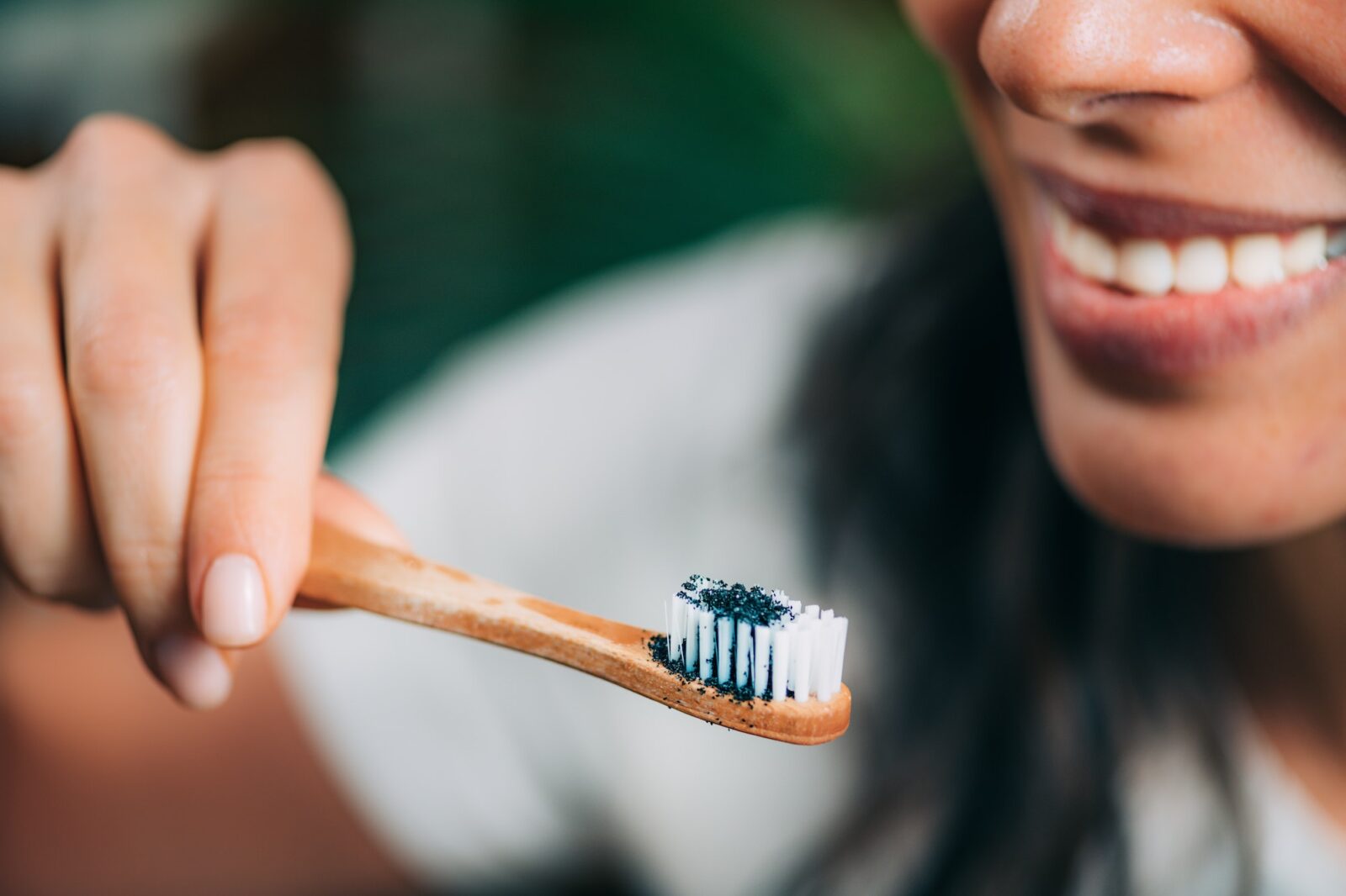 Whitening teeth at home.