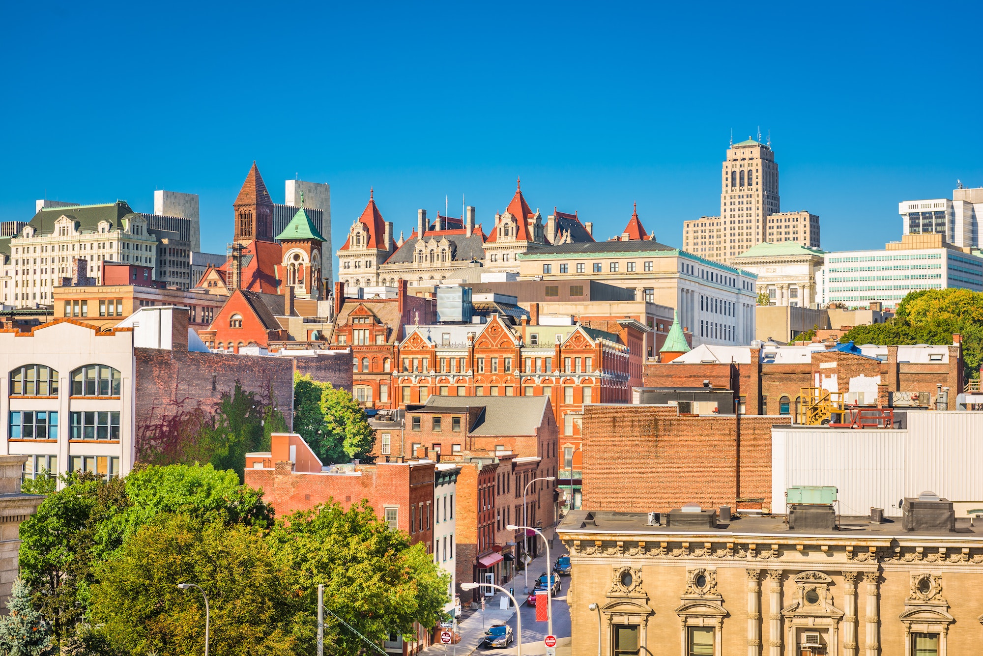 Albany, New York, USA Cityscape