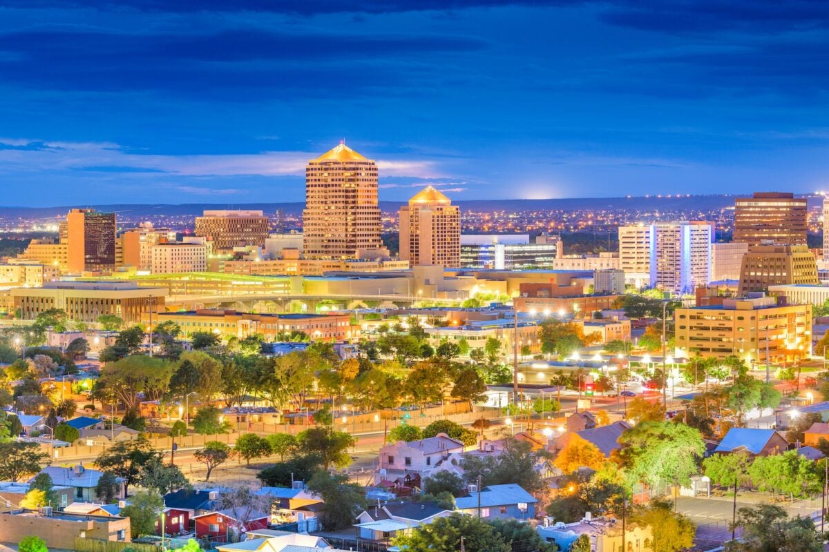 Albuquerque, New Mexico, USA Cityscape