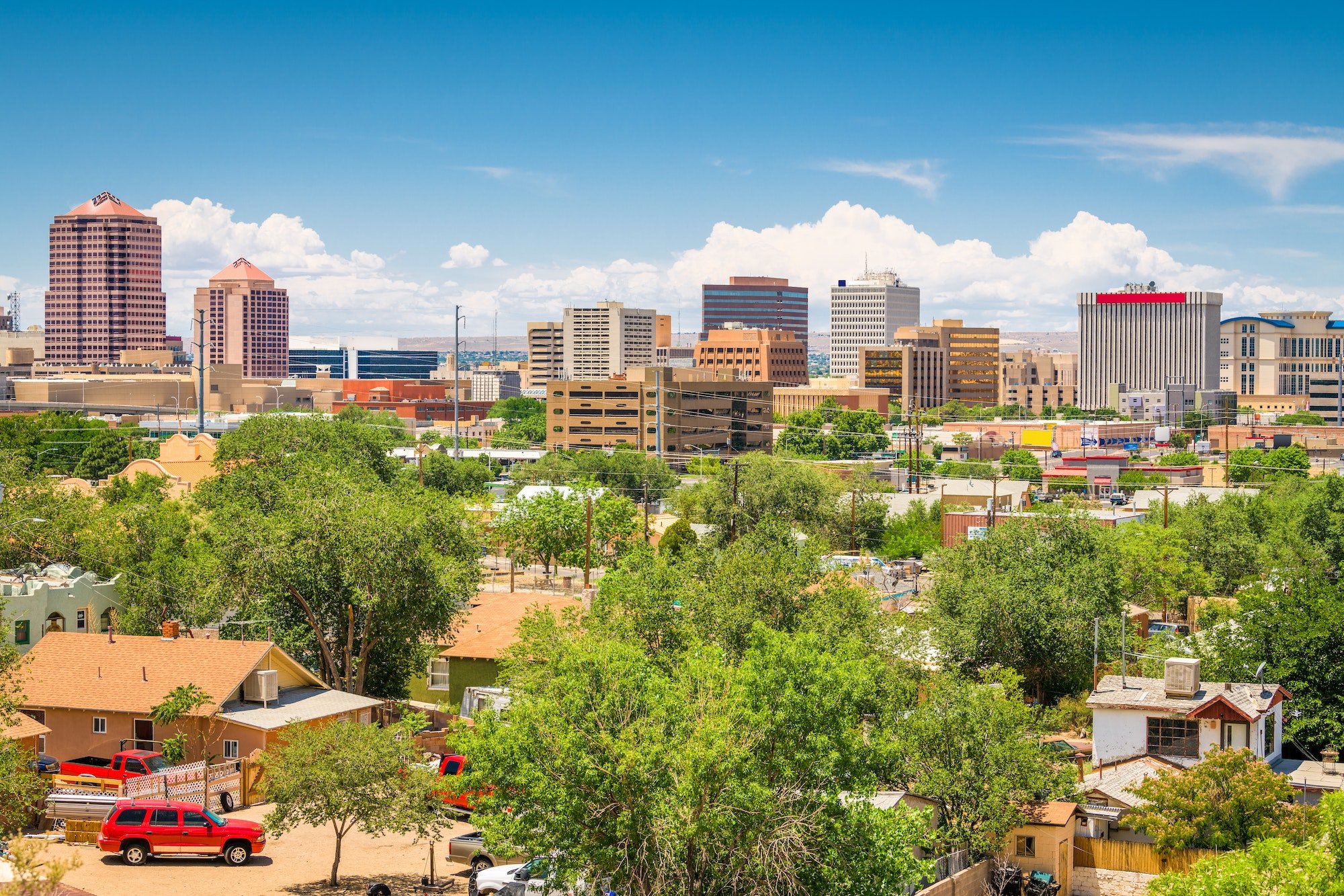 Albuquerque, New Mexico, USA Cityscape