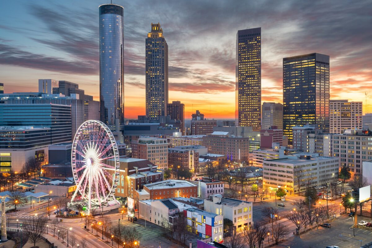 Atlanta, Georgia, USA Downtown Skyline