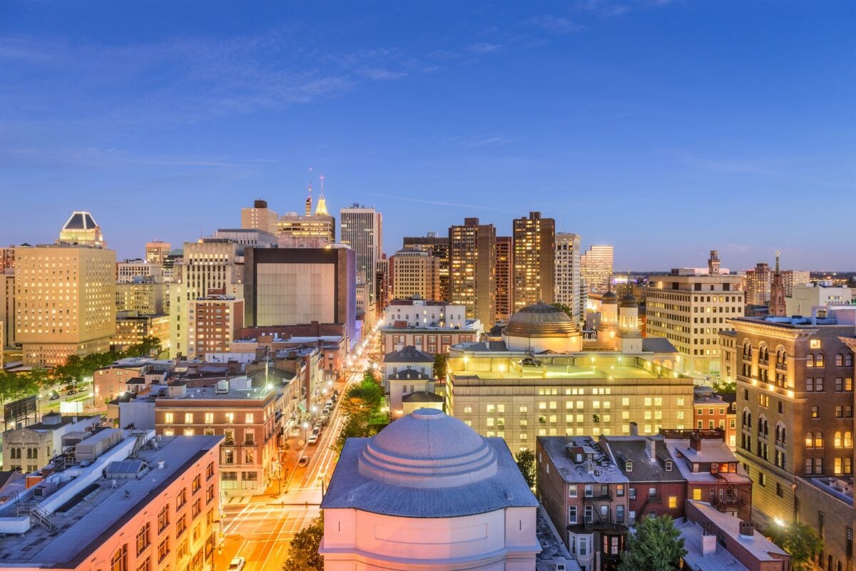 Baltimore, Maryland Cityscape