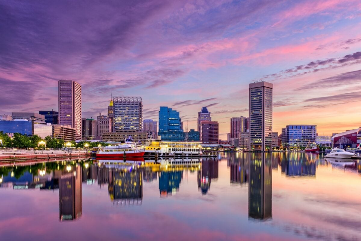 Baltimore Maryland Skyline