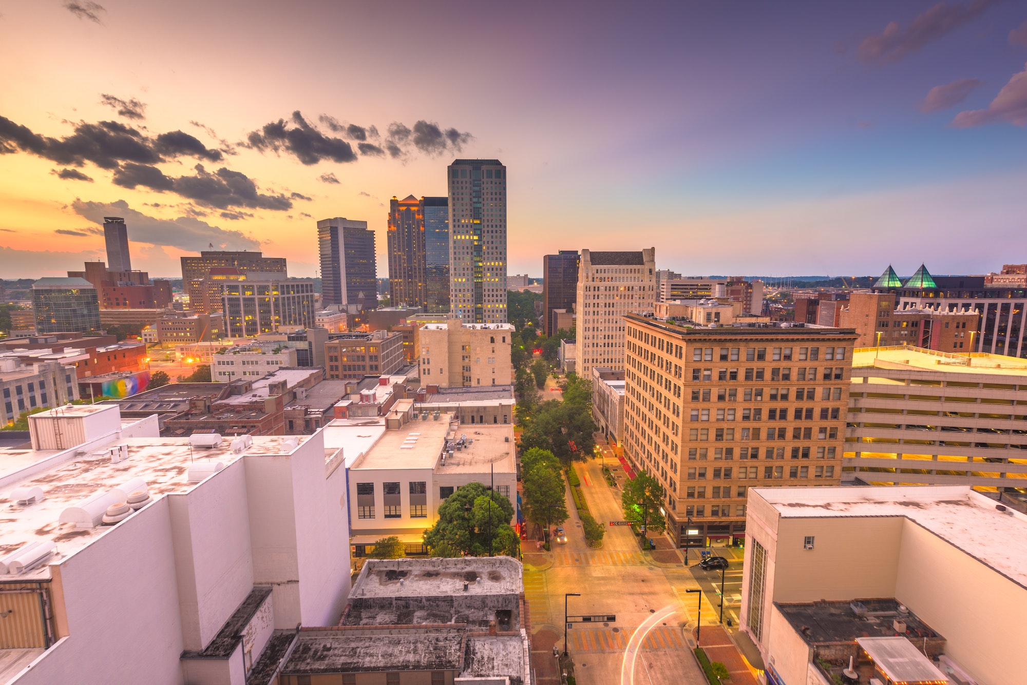 Birmingham, Alabama, USA downtown city skyline